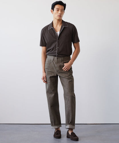 Todd Snyder Relaxed Lightweight Japanese Selvedge Jean in Whiskey Whiskey