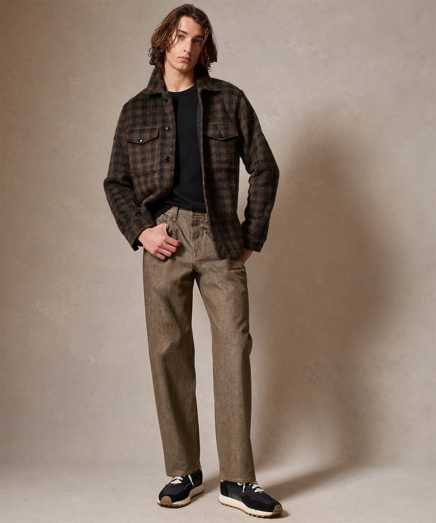 Todd Snyder Relaxed Lightweight Japanese Selvedge Jean in Whiskey Whiskey