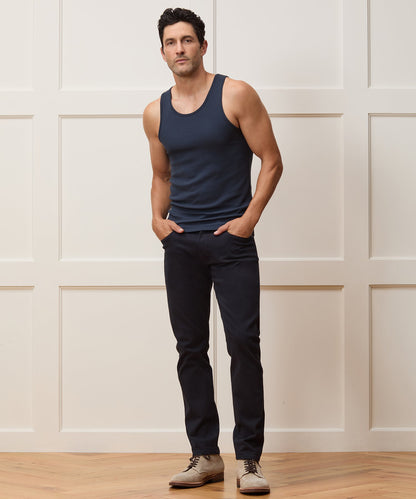 Todd Snyder Slim Fit 5-Pocket Chino in Nightwatch NIGHTWATCH