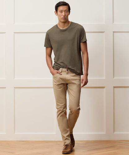Todd Snyder Slim Fit 5-Pocket Chino in Casual Khaki Casual Khaki