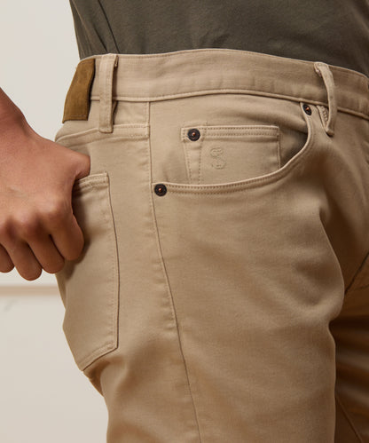 Todd Snyder Slim Fit 5-Pocket Chino in Casual Khaki Casual Khaki
