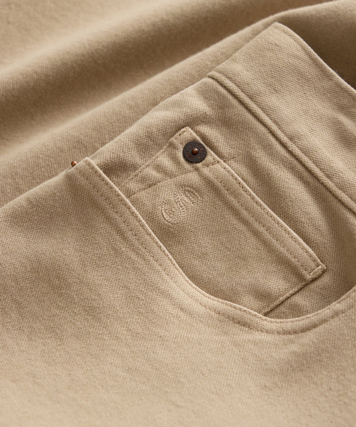 Todd Snyder Slim Fit 5-Pocket Chino in Casual Khaki Casual Khaki