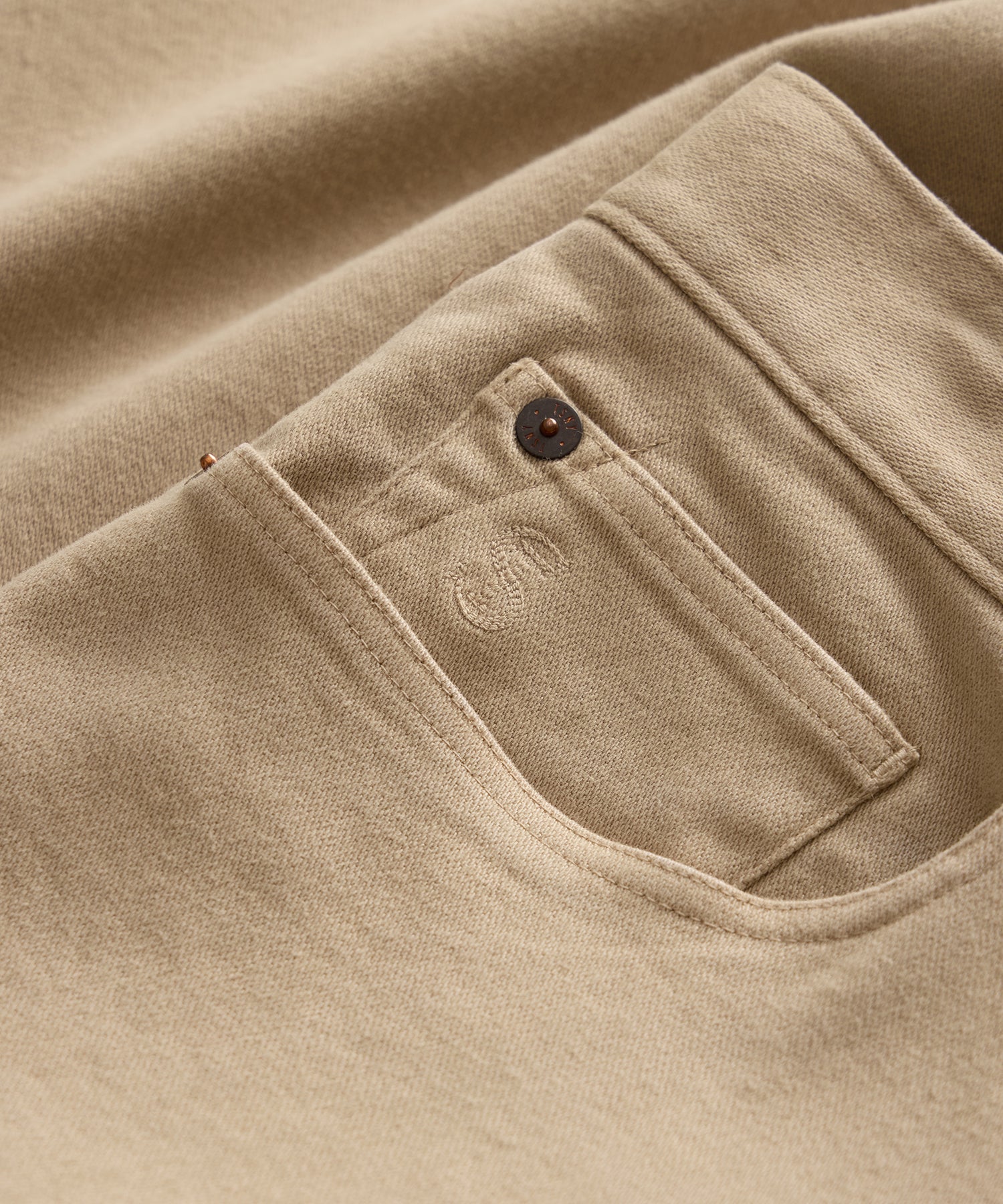 Todd Snyder Slim Fit 5-Pocket Chino in Casual Khaki Casual Khaki