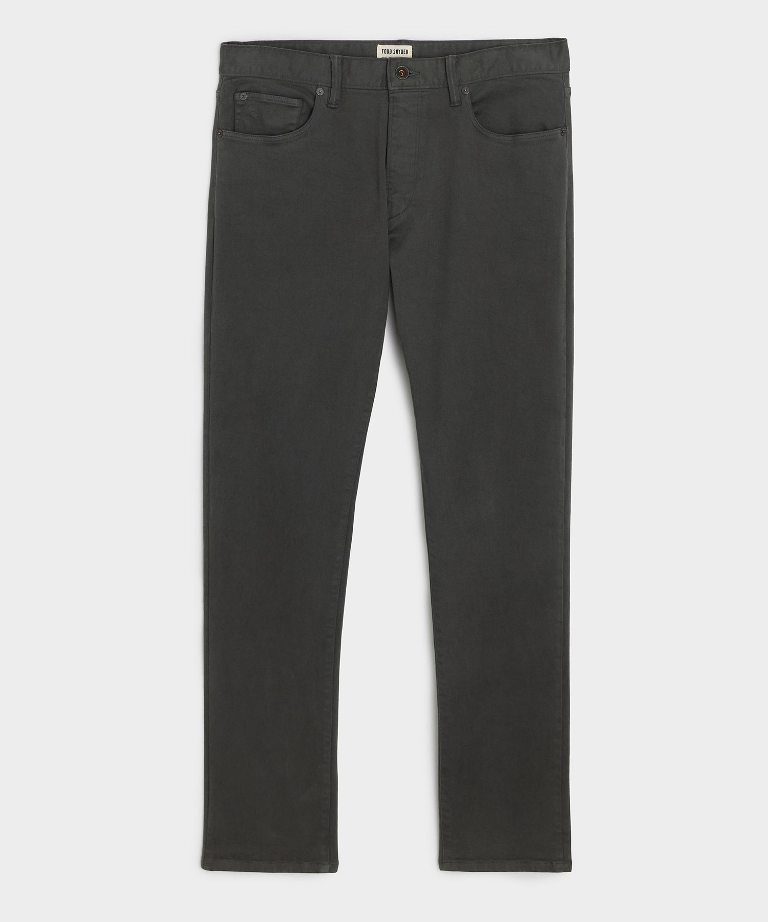 Todd Snyder Slim Fit 5-Pocket Chino in Dark Granite DARK GRANITE