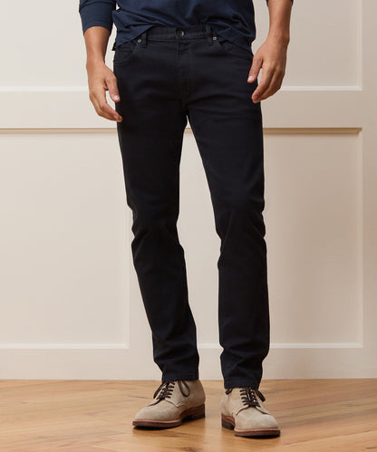 Todd Snyder Slim Fit 5-Pocket Chino in Black BLACK