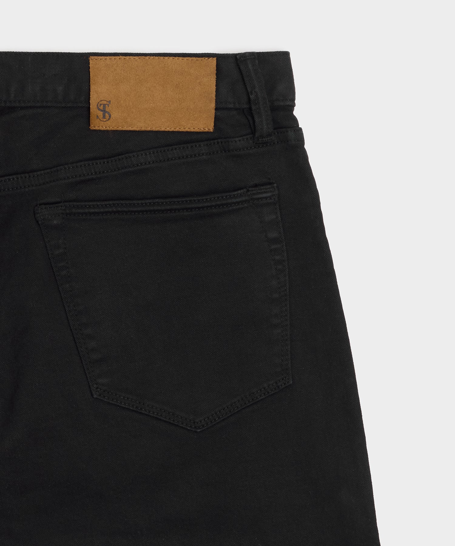 Todd Snyder Slim Fit 5-Pocket Chino in Black BLACK
