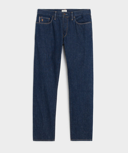 Todd Snyder Slim Selvedge Jean in Rinse Wash INDIGO