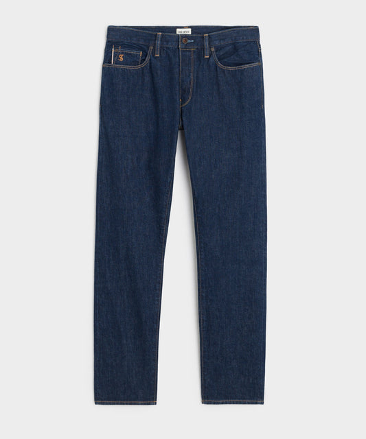 Todd Snyder Slim Selvedge Jean in Rinse Wash INDIGO
