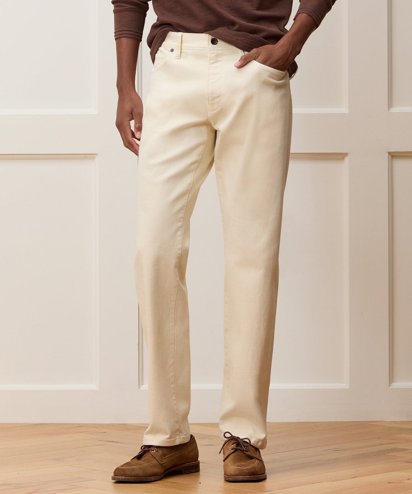 Todd Snyder Slim Fit 5-Pocket Chino in Canvas CANVAS