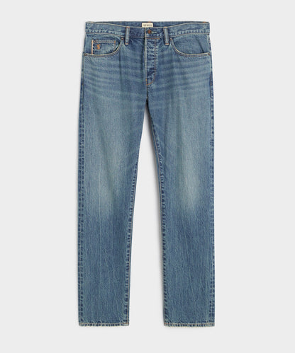 Todd Snyder Slim Selvedge Jean in Worn Wash VINTAGE INDIGO