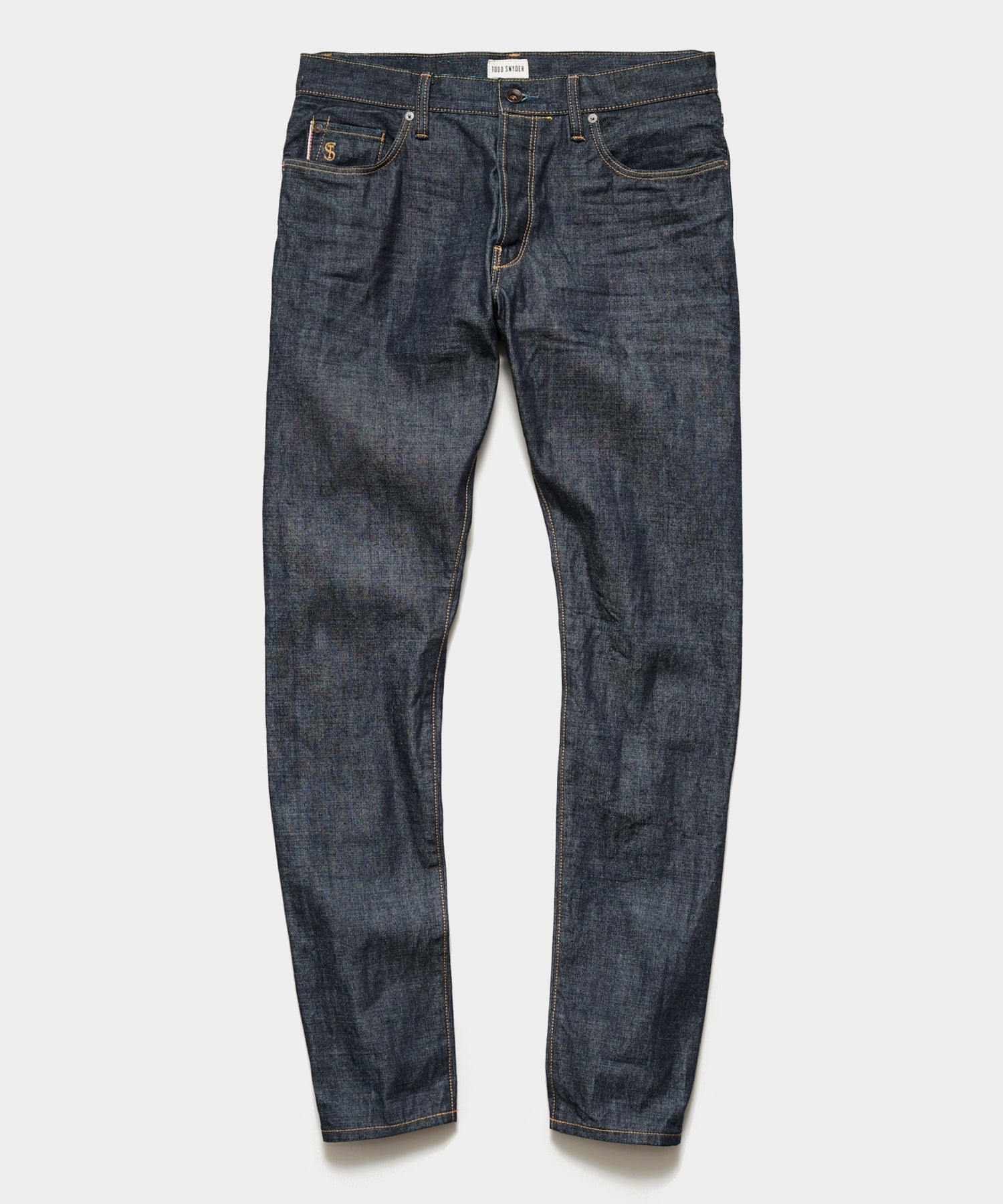Todd Snyder Slim Lightweight Japanese Selvedge Jean in Indigo Indigo