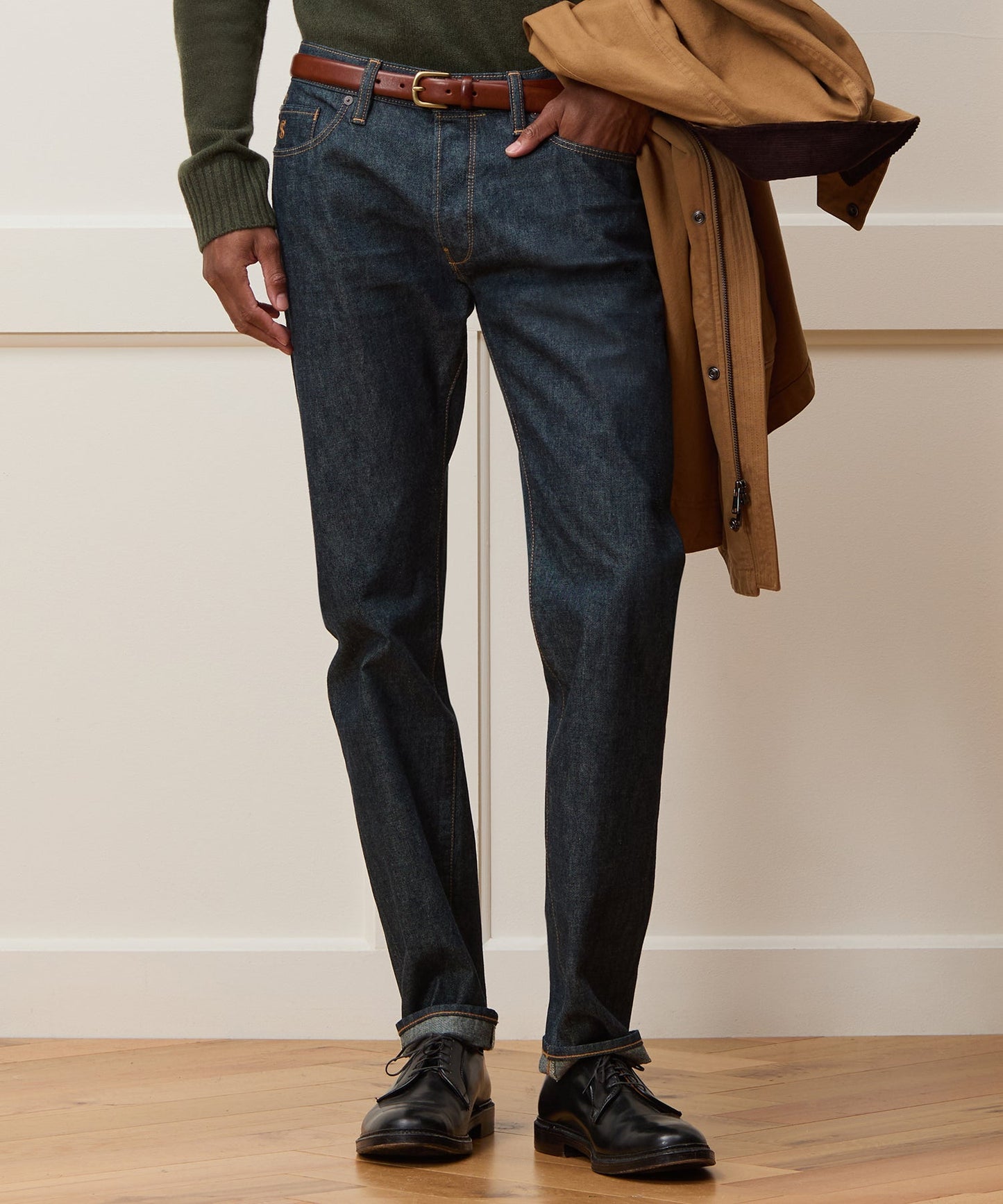 Todd Snyder Slim Lightweight Japanese Selvedge Jean in Indigo Indigo