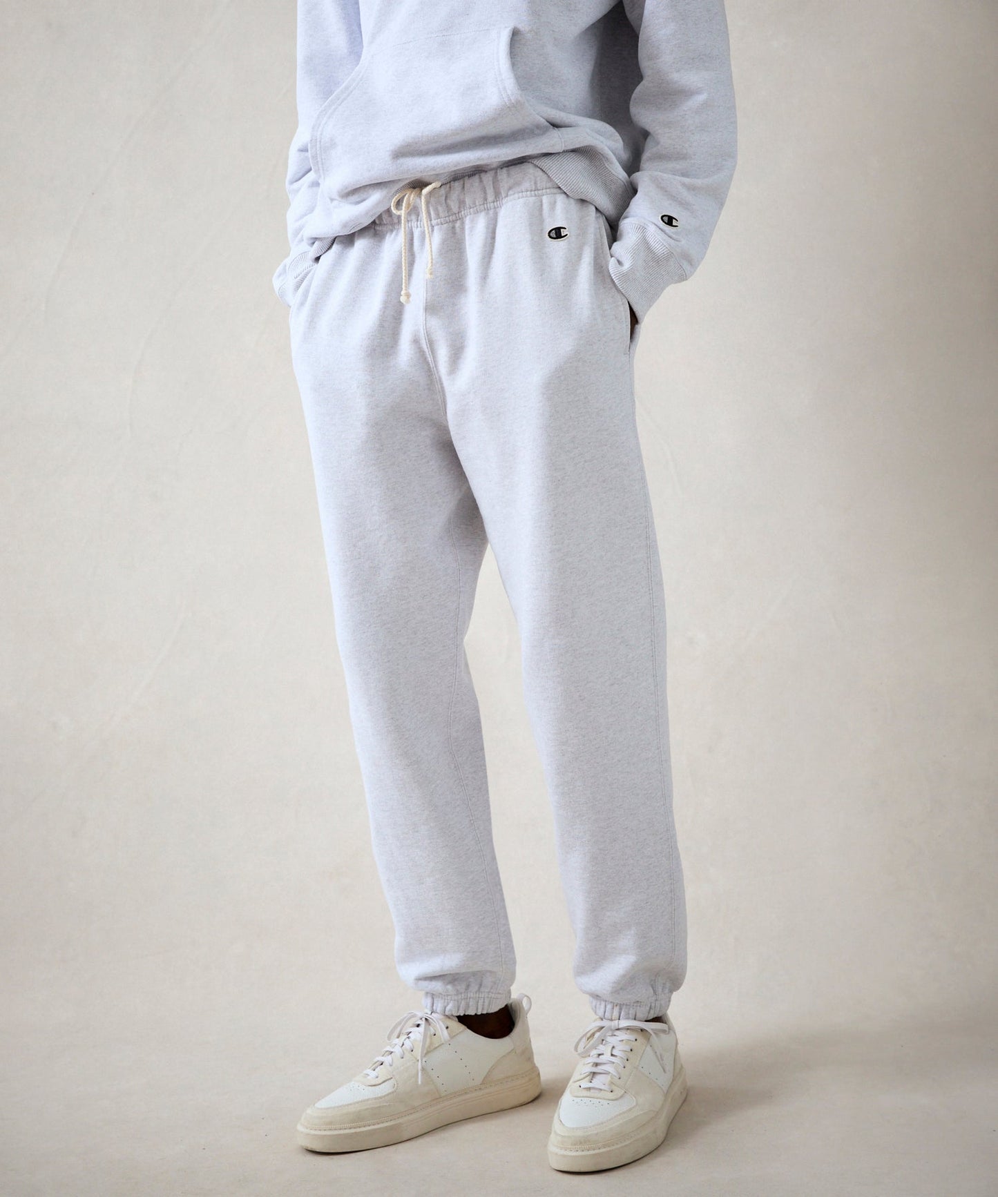 Todd Snyder Champion Relaxed French Terry Sweatpant in Silver Mix Silver Mix