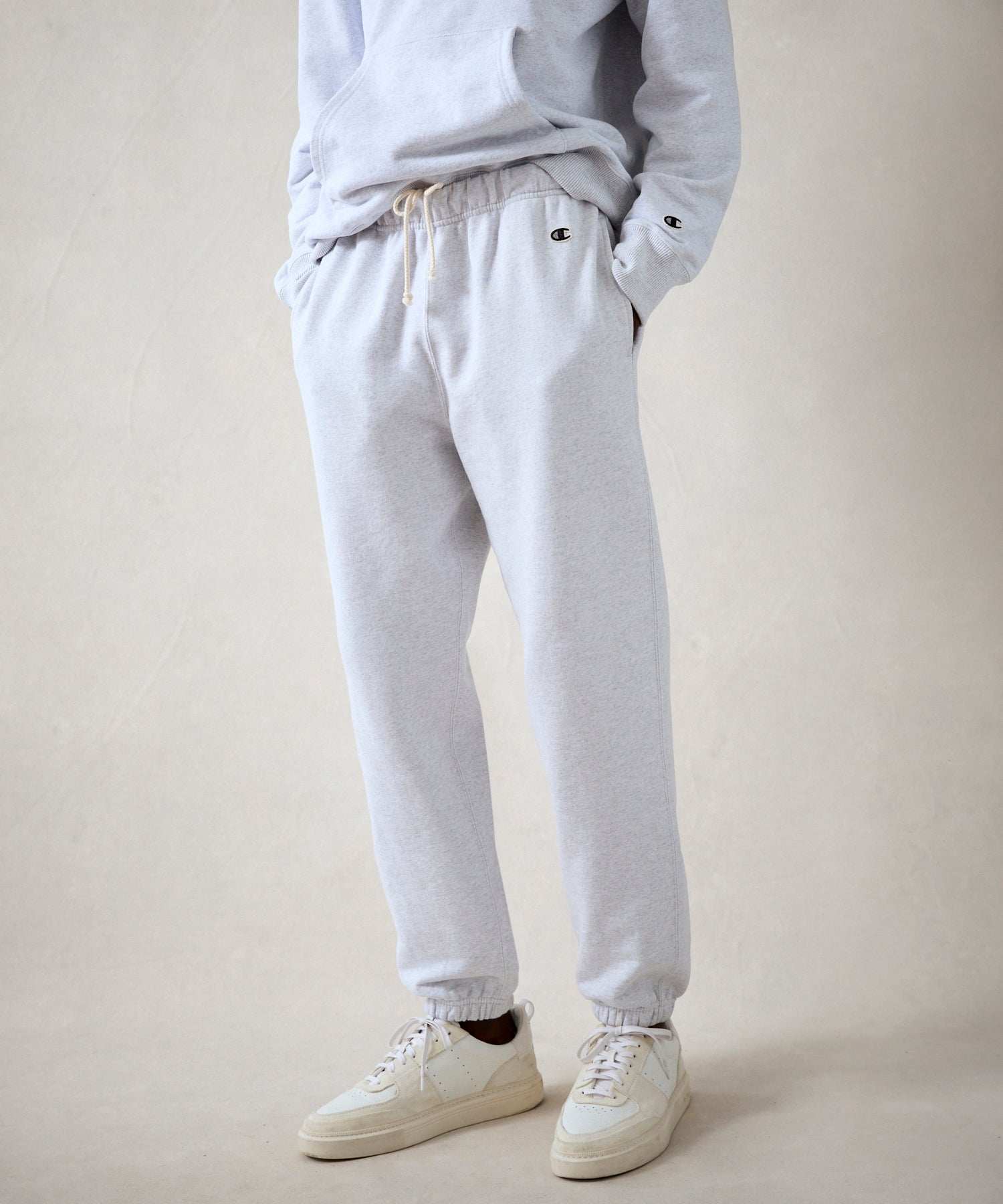 Todd Snyder Champion Relaxed French Terry Sweatpant in Silver Mix Silver Mix