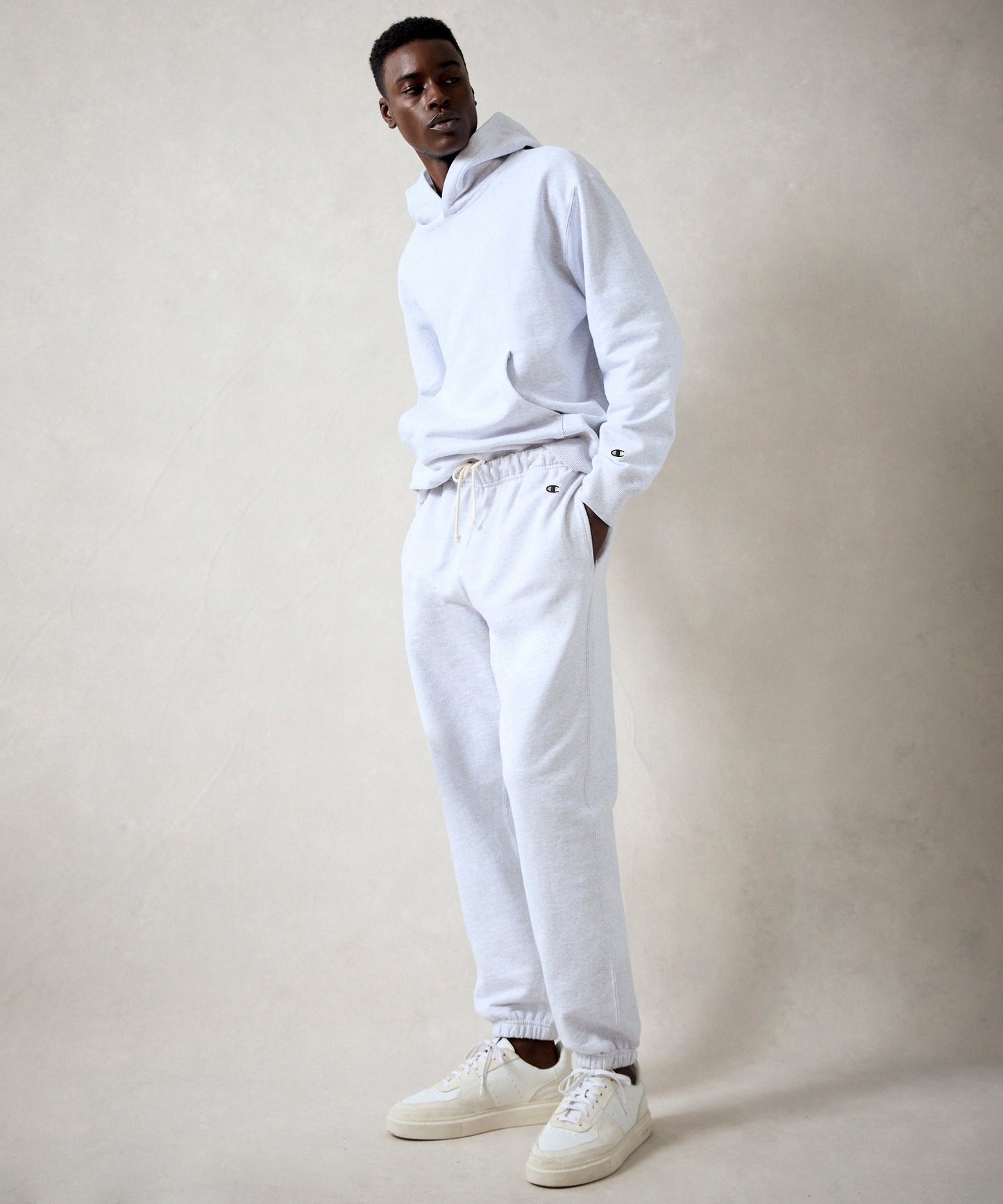 Todd Snyder Champion Relaxed French Terry Sweatpant in Silver Mix Silver Mix