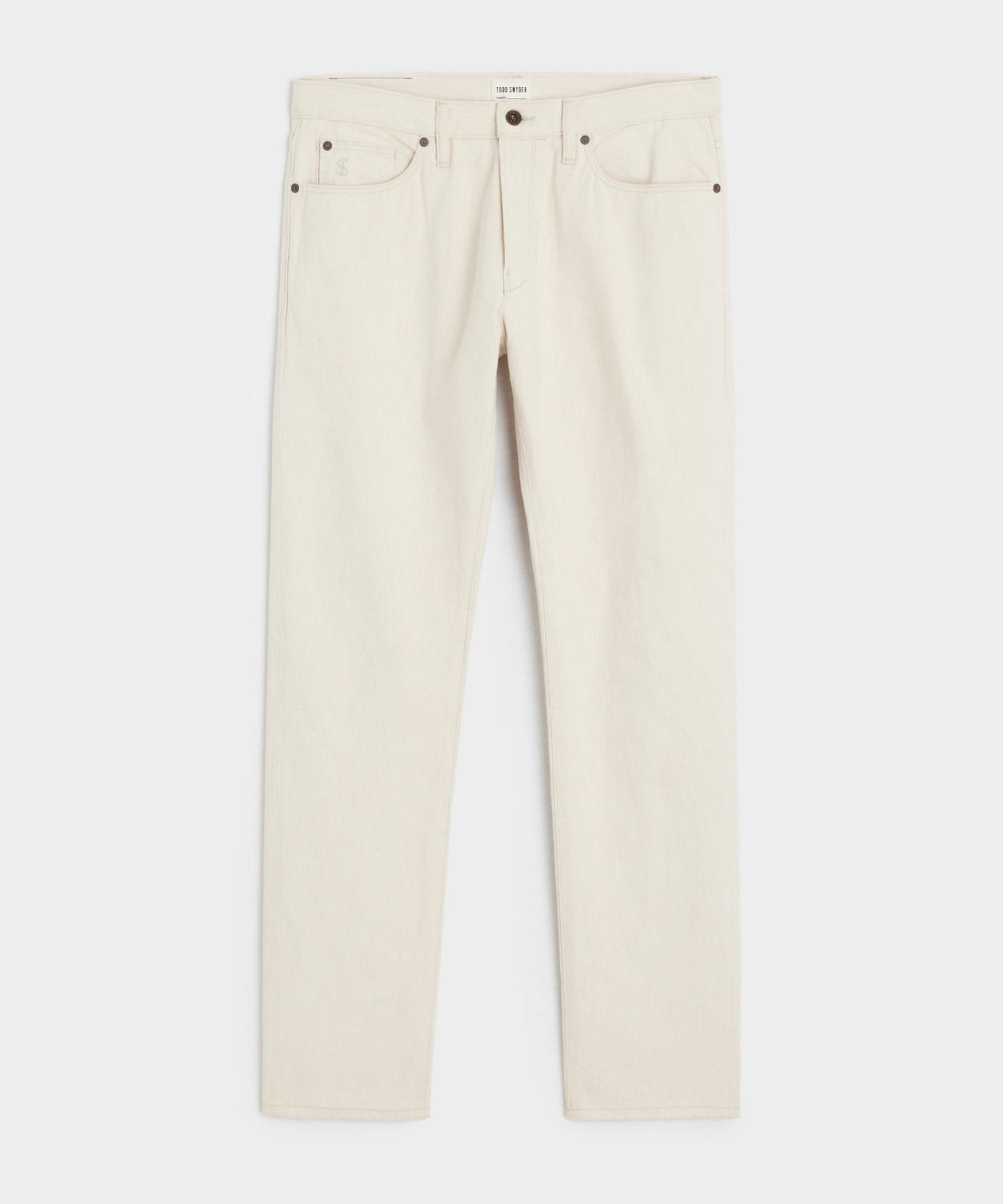 Todd Snyder Slim Lightweight Japanese Selvedge Jean in Canvas Canvas