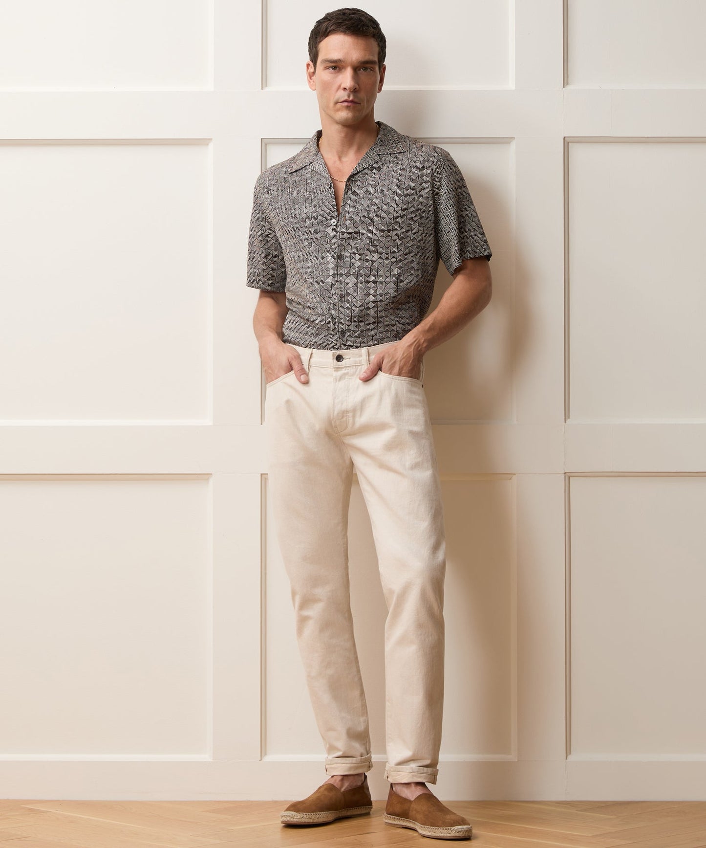 Todd Snyder Slim Lightweight Japanese Selvedge Jean in Canvas Canvas