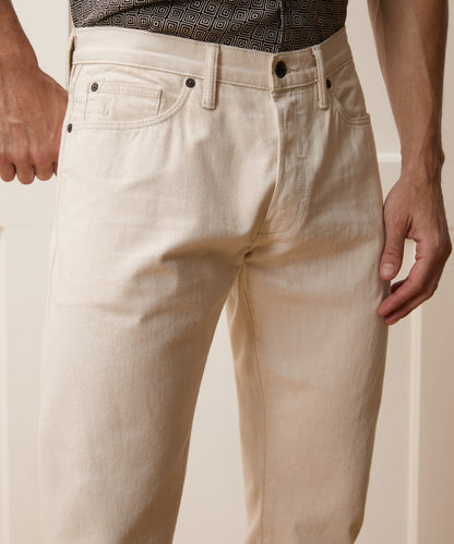 Todd Snyder Slim Lightweight Japanese Selvedge Jean in Canvas Canvas