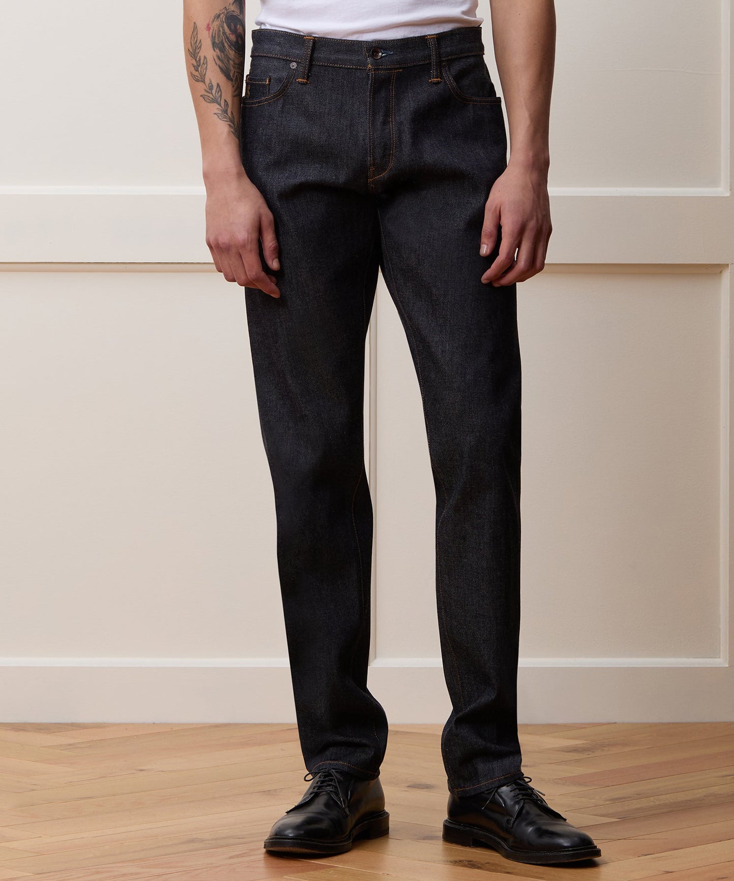 Todd Snyder Made In USA Slim Selvedge Jean in Indigo Indigo