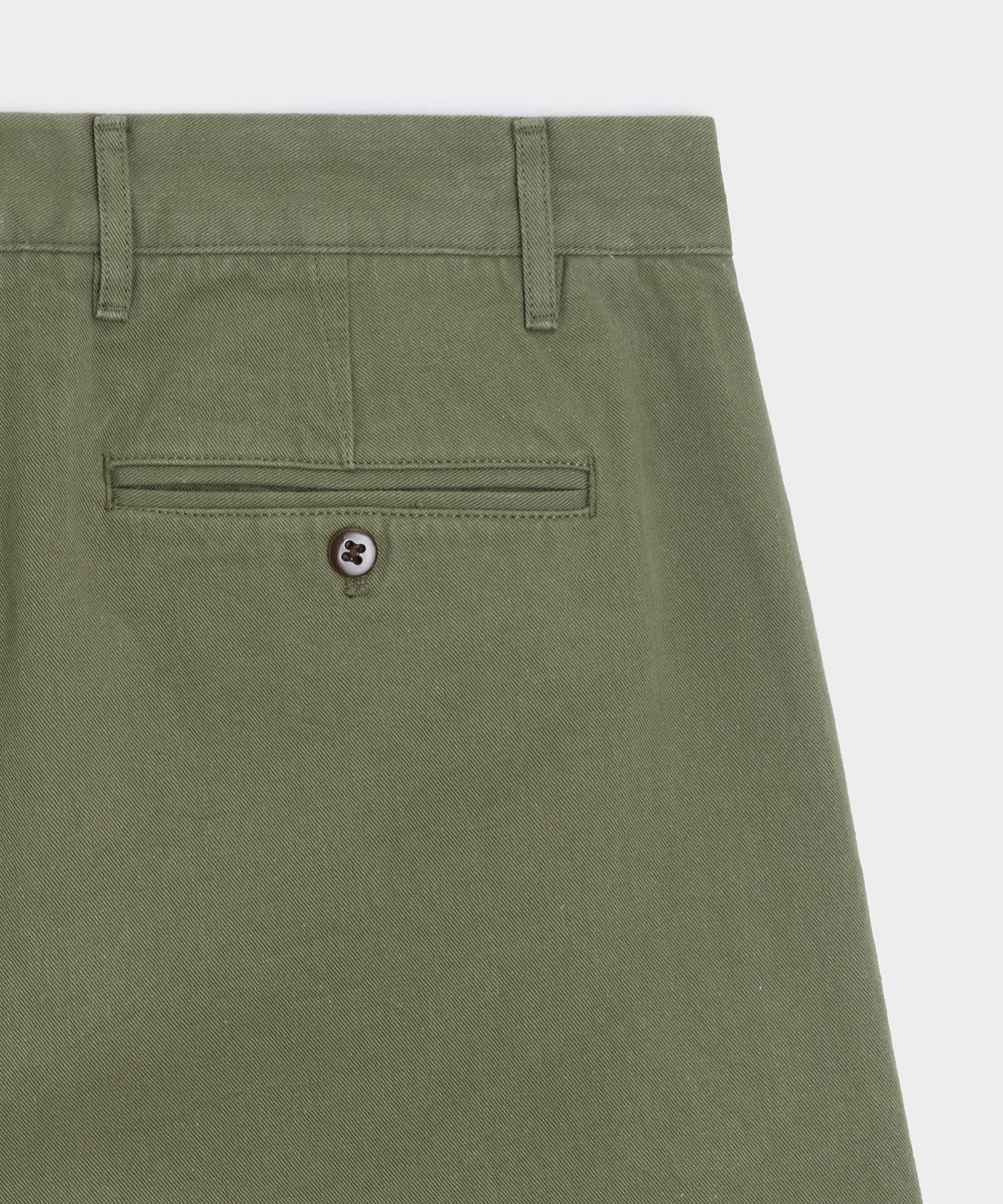 Todd Snyder Relaxed Fit Japanese Selvedge Chino in Olive Green Olive