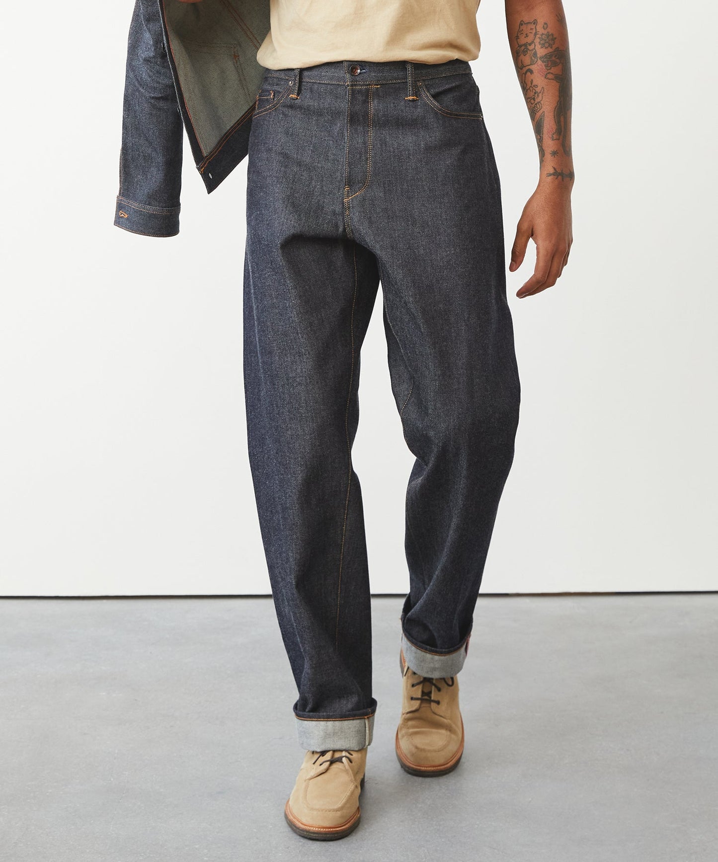 Todd Snyder Made in USA Relaxed Selvedge Jean in Indigo INDIGO
