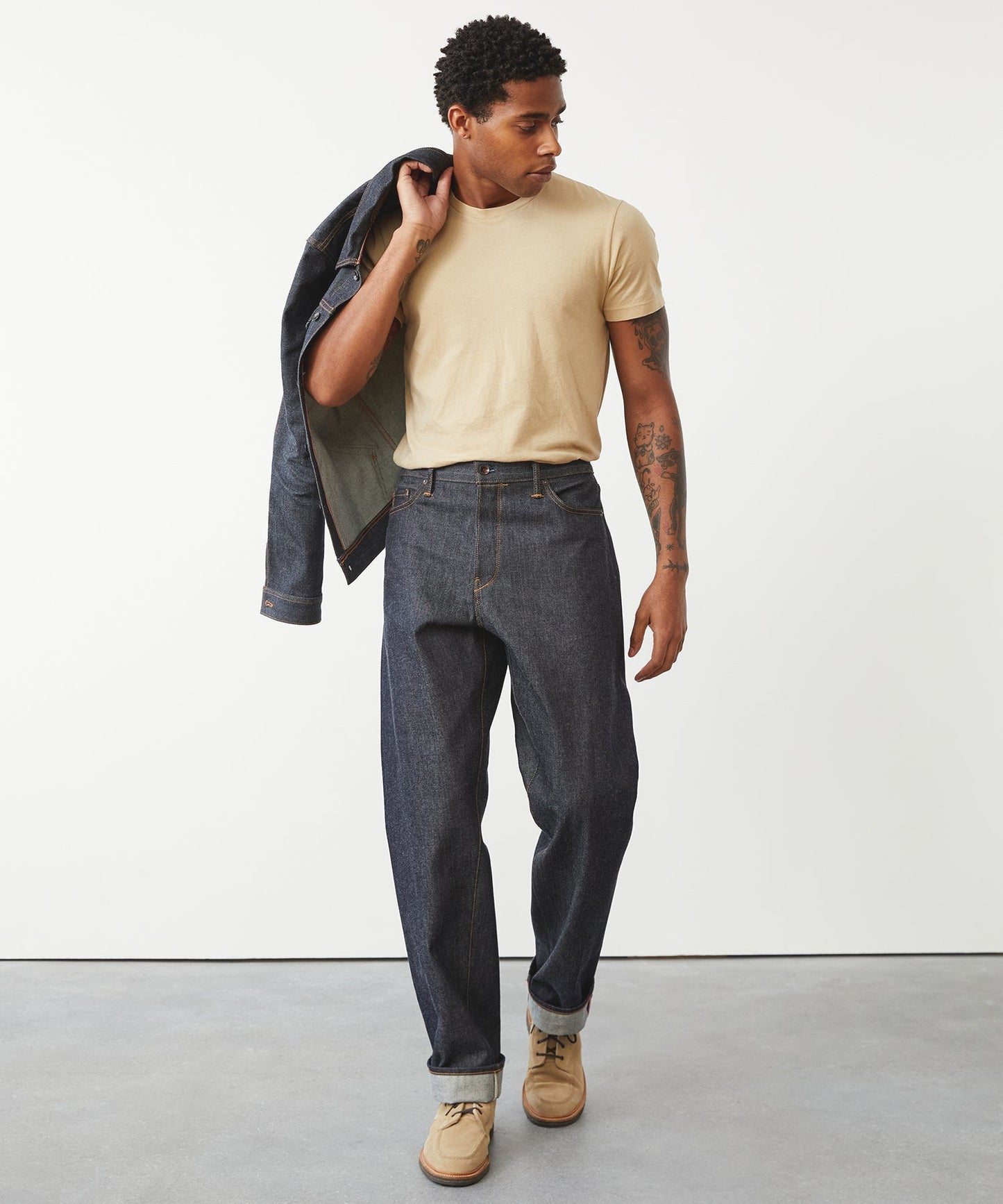 Todd Snyder Made in USA Relaxed Selvedge Jean in Indigo INDIGO