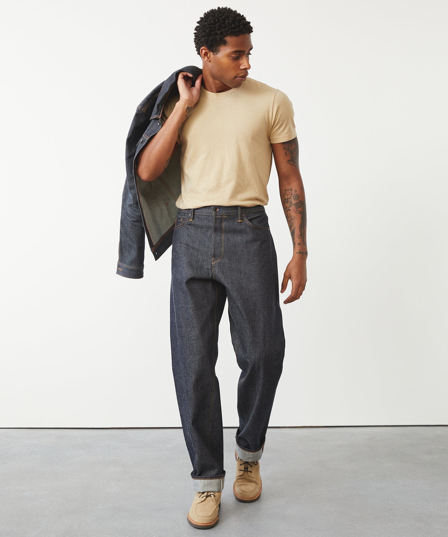 Todd Snyder Made in USA Relaxed Selvedge Jean in Indigo INDIGO