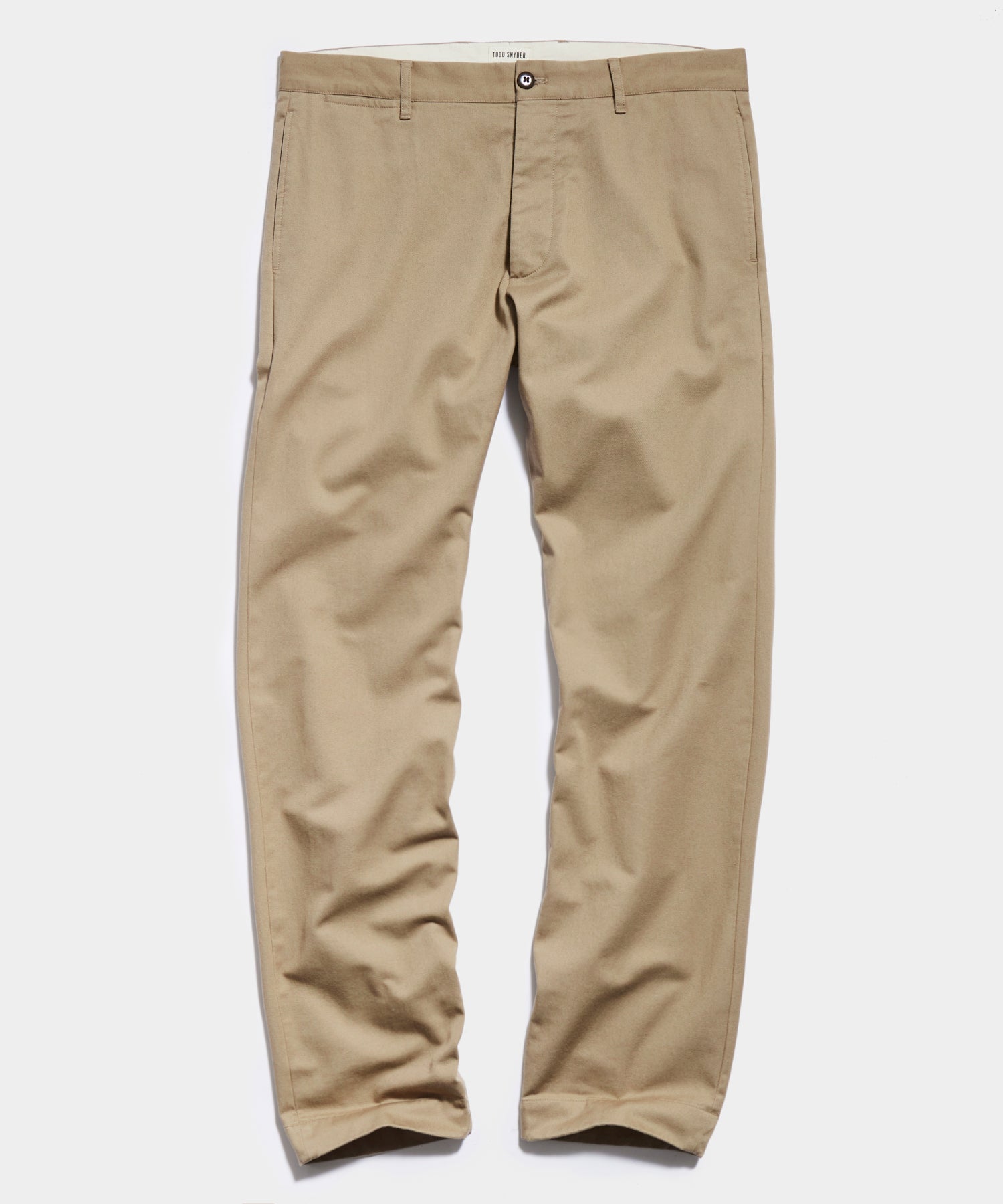 Todd Snyder Relaxed Fit Japanese Selvedge Chino in Khaki Khaki