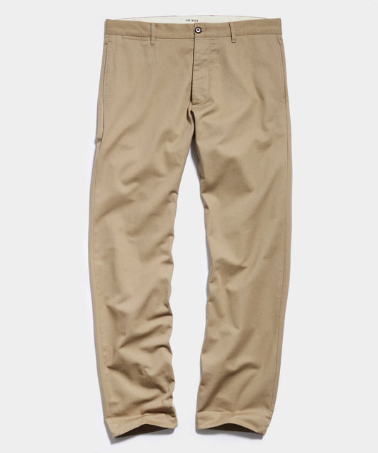 Todd Snyder Relaxed Fit Japanese Selvedge Chino in Khaki Khaki