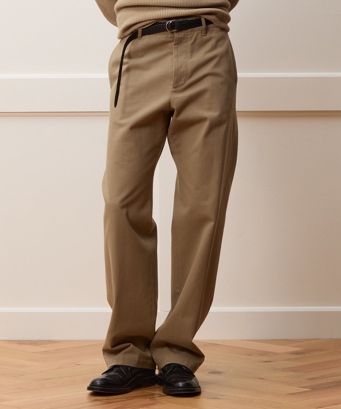 Todd Snyder Relaxed Fit Japanese Selvedge Chino in Khaki Khaki