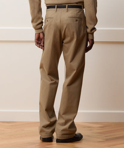 Todd Snyder Relaxed Fit Japanese Selvedge Chino in Khaki Khaki