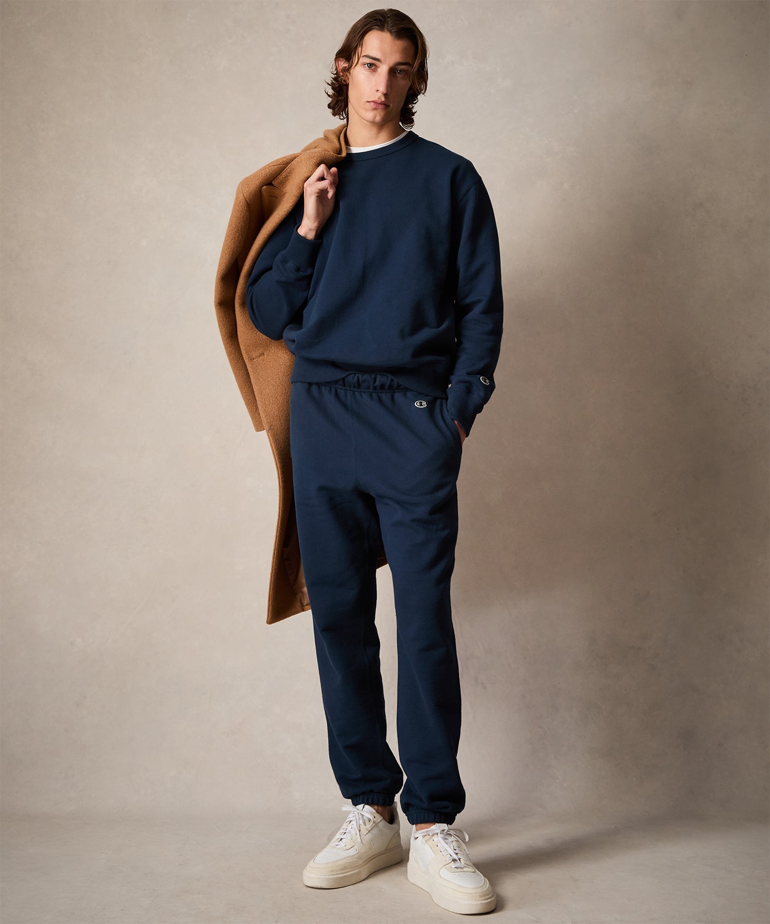Todd Snyder Champion Relaxed French Terry Sweatpant in Classic Navy Classic Navy