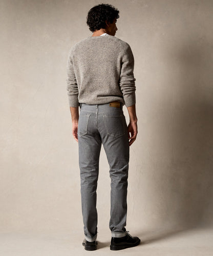 Todd Snyder Slim Lightweight Japanese Selvedge Jean in Light Charcoal Light Charcoal