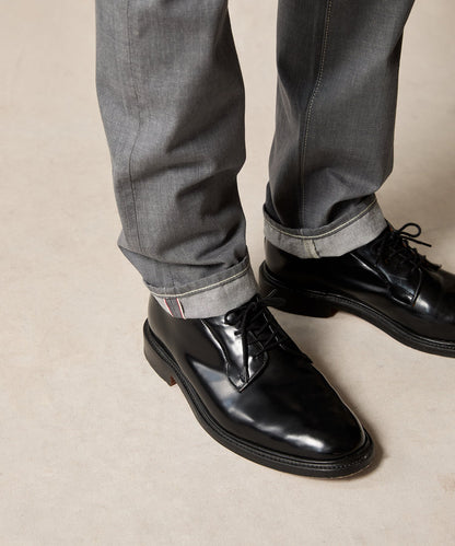 Todd Snyder Slim Lightweight Japanese Selvedge Jean in Light Charcoal Light Charcoal