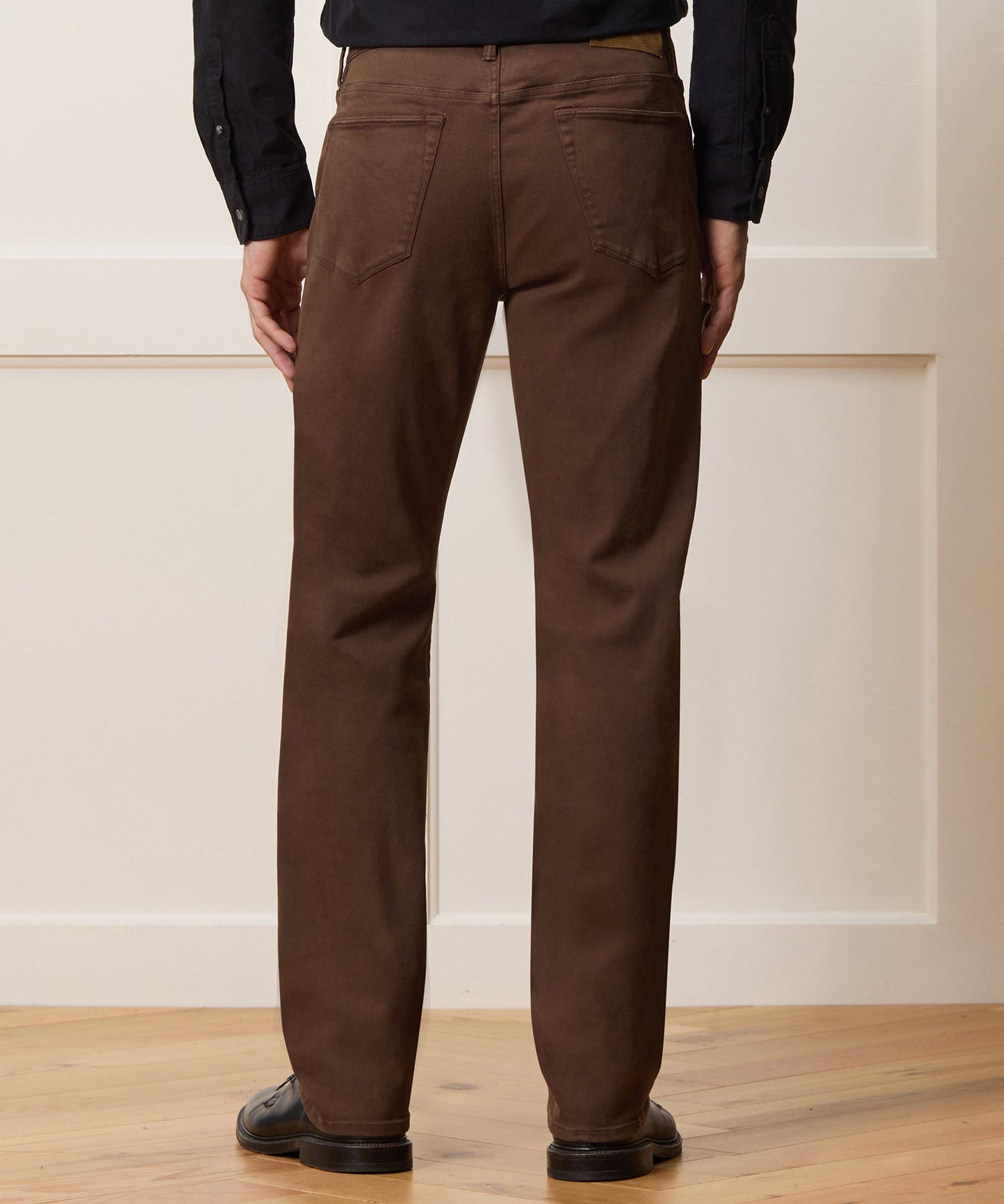 Todd Snyder Vintage Straight Garment-Dyed 5-Pocket Chino in Glazed Pecan Glazed Pecan