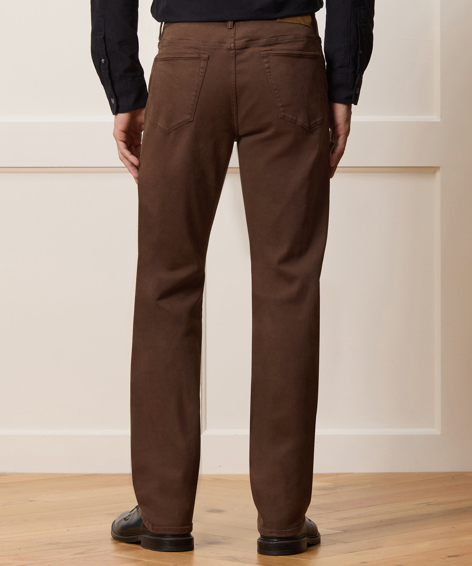 Todd Snyder Vintage Straight Garment-Dyed 5-Pocket Chino in Glazed Pecan Glazed Pecan
