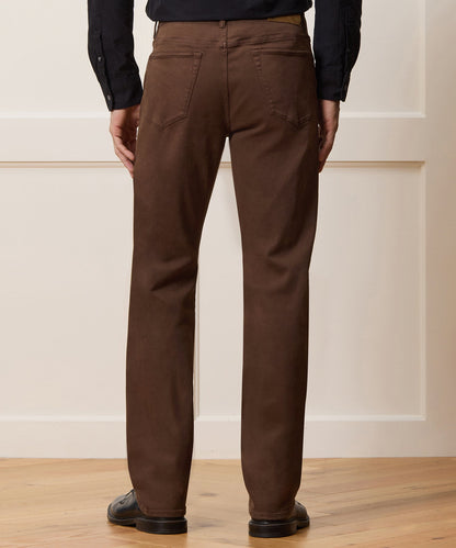 Todd Snyder Vintage Straight Garment-Dyed 5-Pocket Chino in Glazed Pecan Glazed Pecan