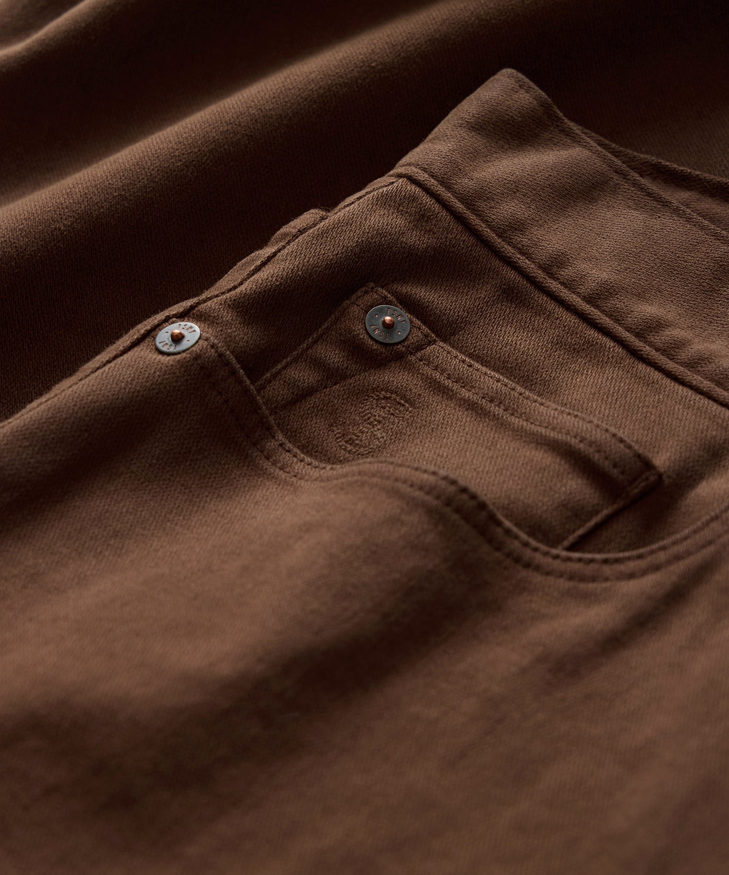Todd Snyder Vintage Straight Garment-Dyed 5-Pocket Chino in Glazed Pecan Glazed Pecan