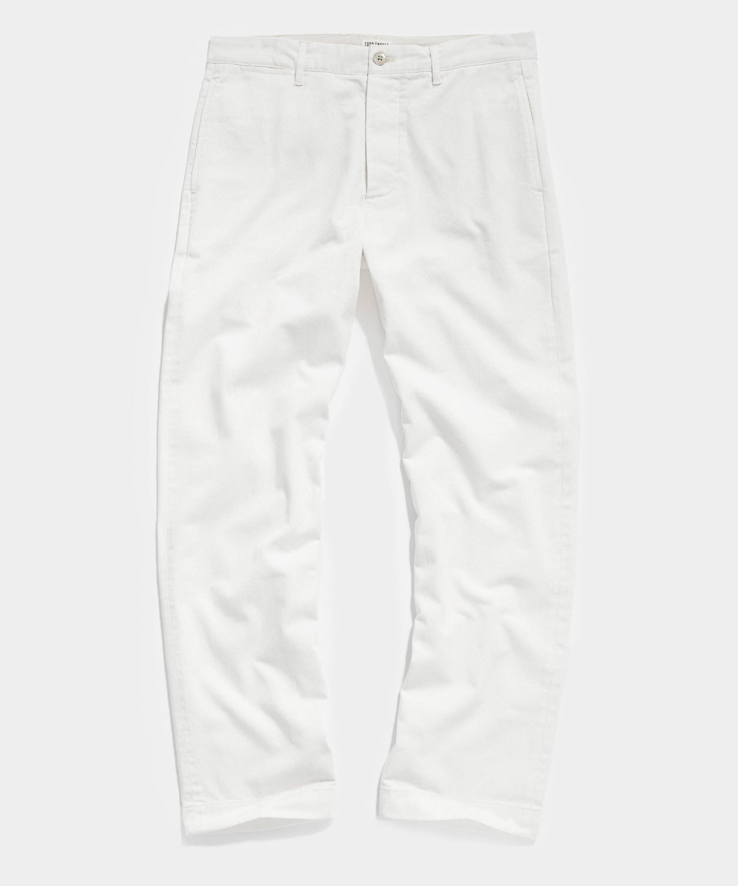 Todd Snyder Relaxed Fit Japanese Selvedge Chino in White White