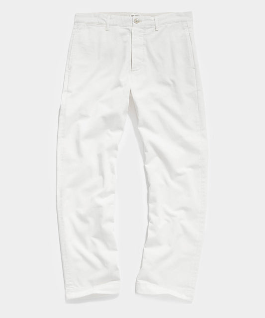 Todd Snyder Relaxed Fit Japanese Selvedge Chino in White White