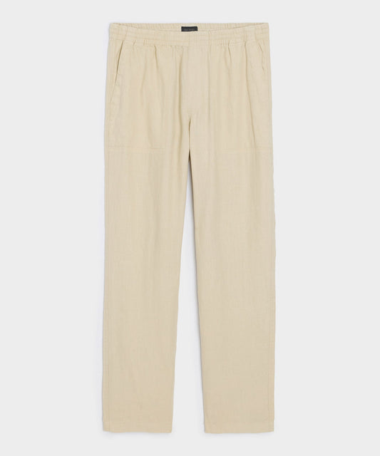 Todd Snyder Linen Beach Pant in Sand Dollar Sand Dollar