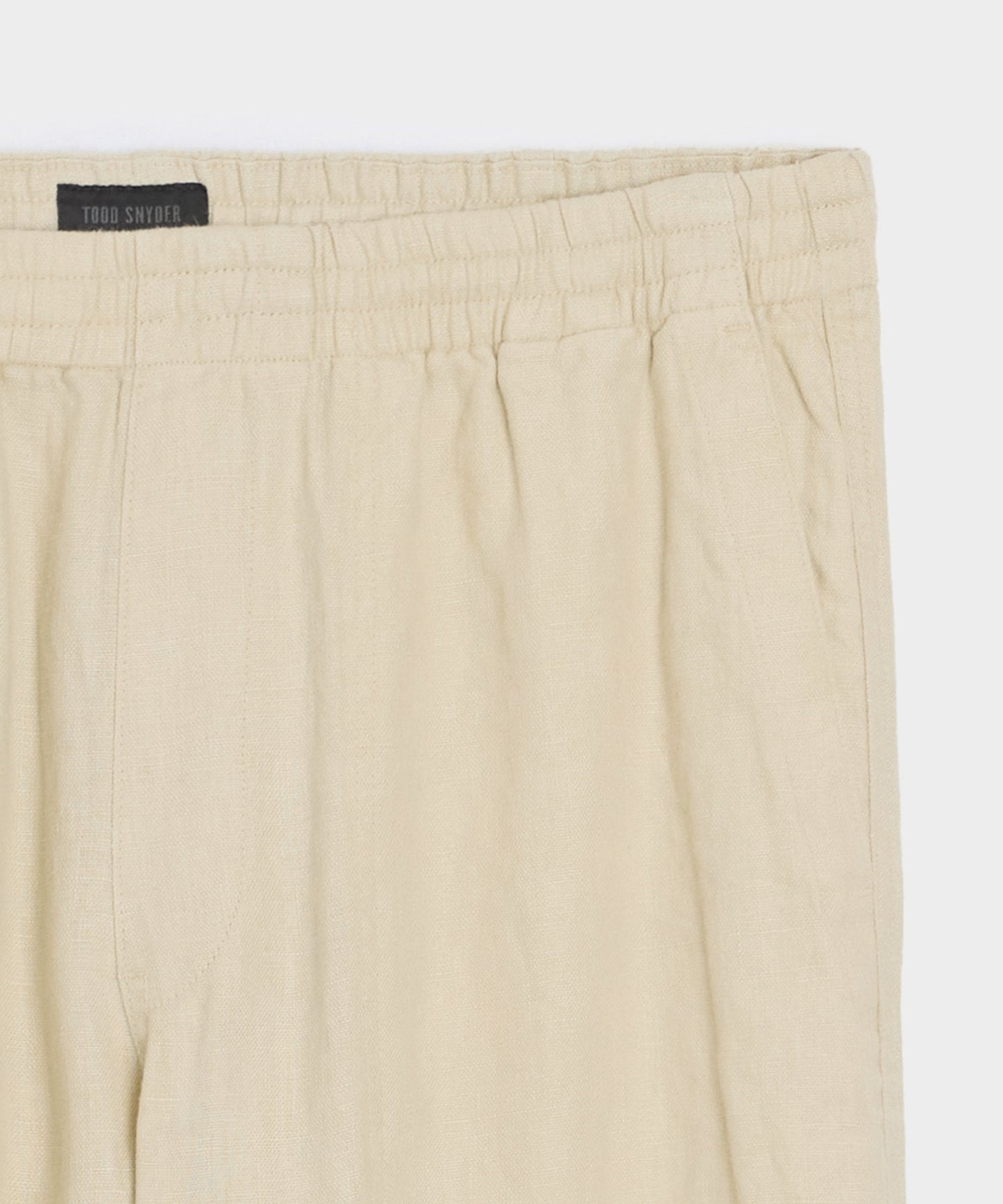 Todd Snyder Linen Beach Pant in Sand Dollar Sand Dollar