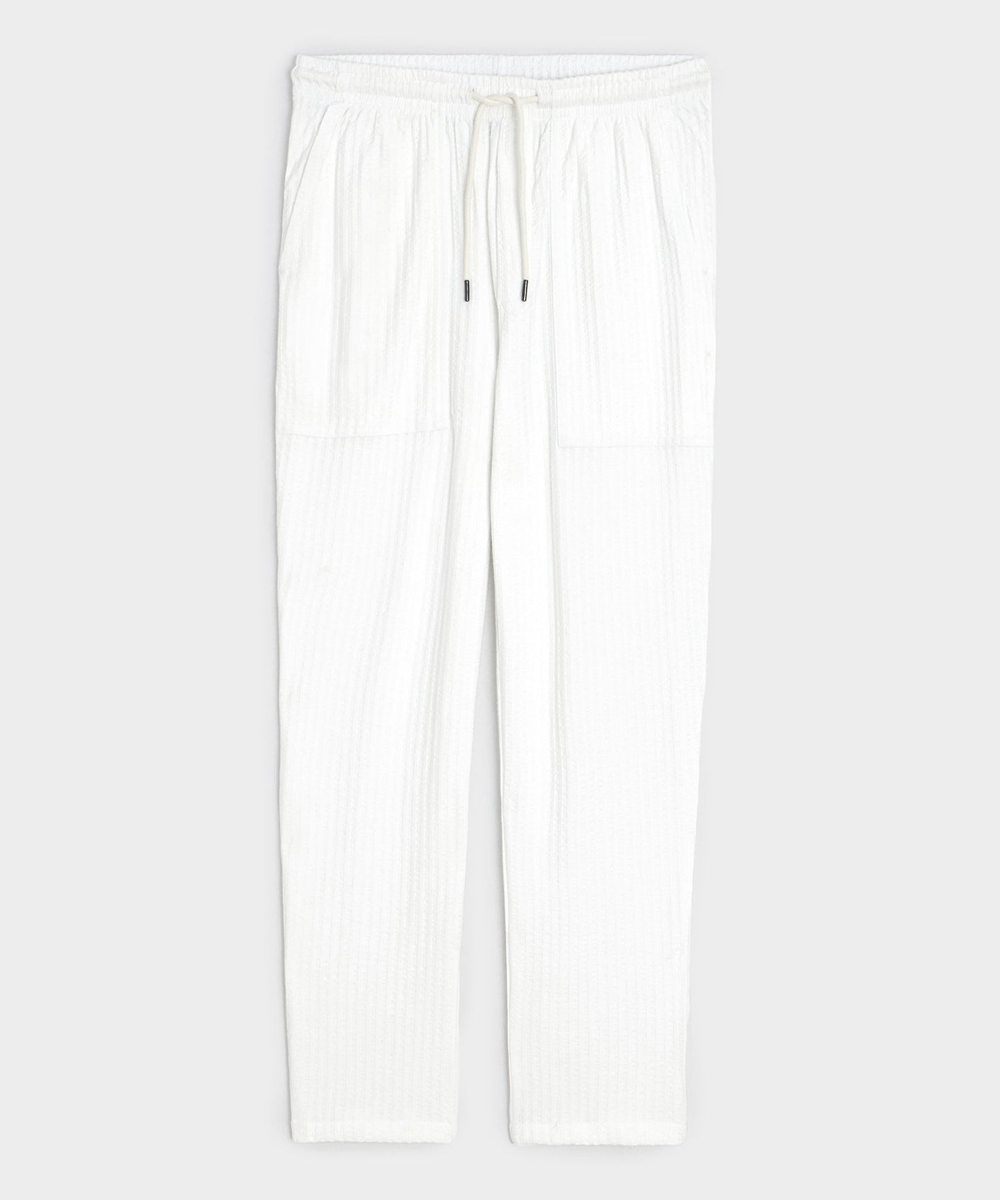 Todd Snyder Knit Seersucker Pant in Alabaster Alabaster