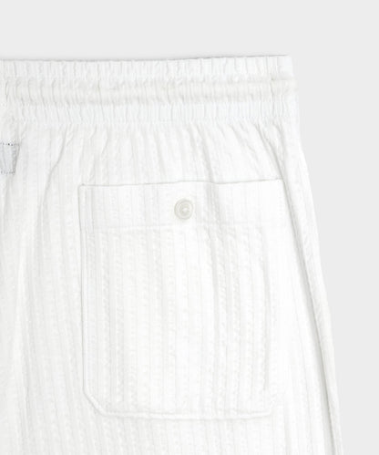 Todd Snyder Knit Seersucker Pant in Alabaster Alabaster