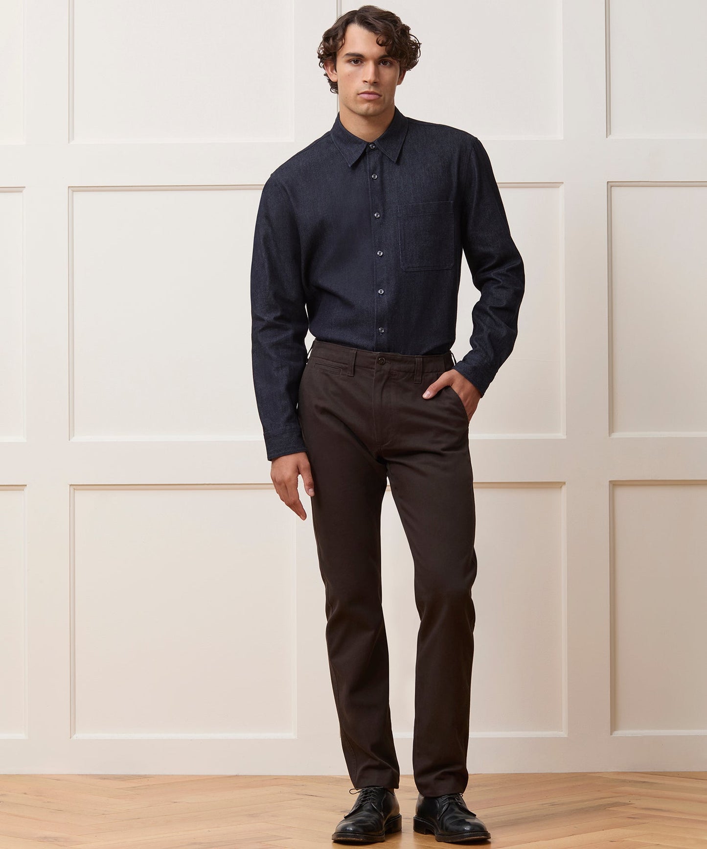 Todd Snyder Straight Fit Favorite Chino Cocoa