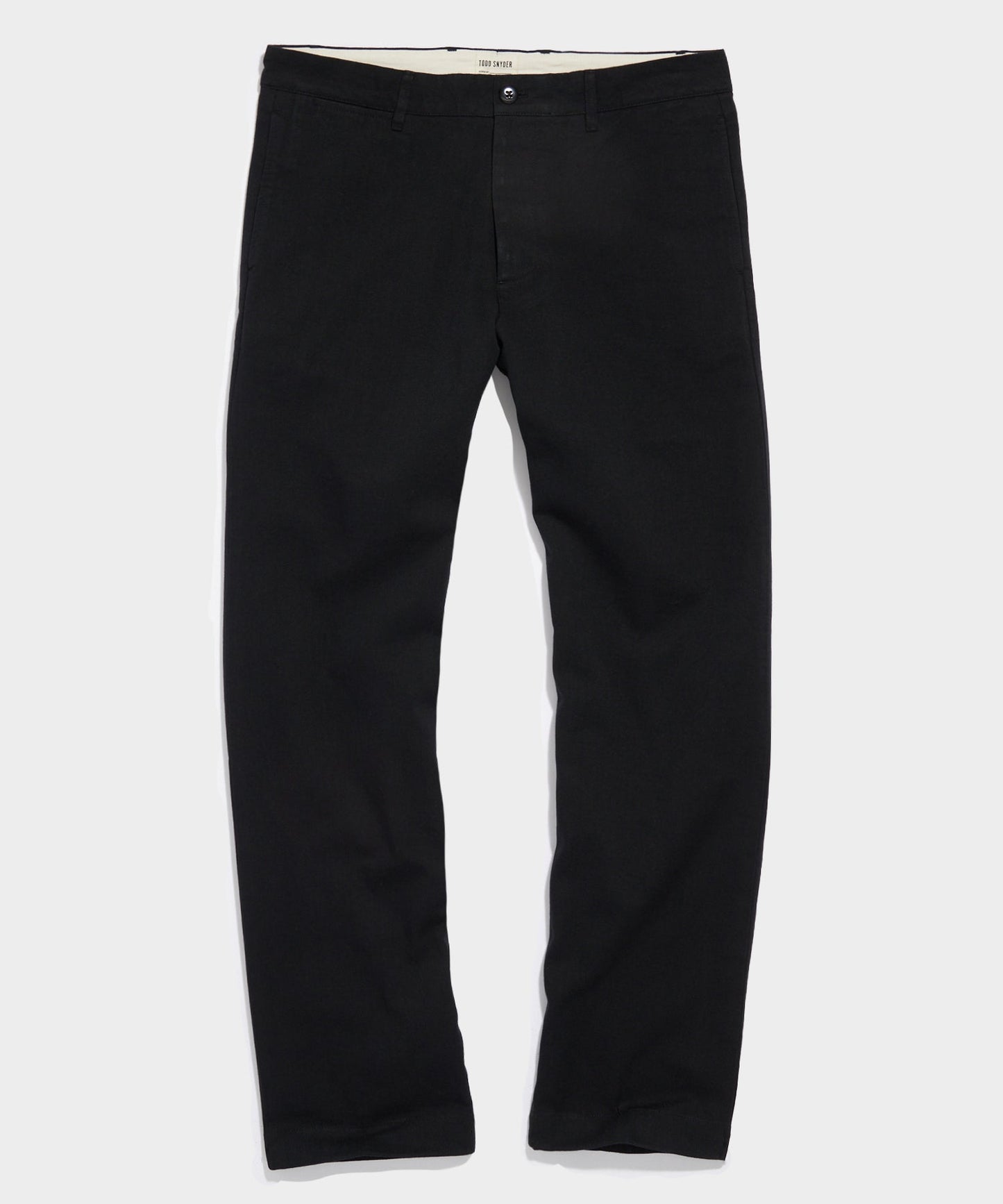 Todd Snyder Relaxed Fit Japanese Selvedge Chino in Black Black
