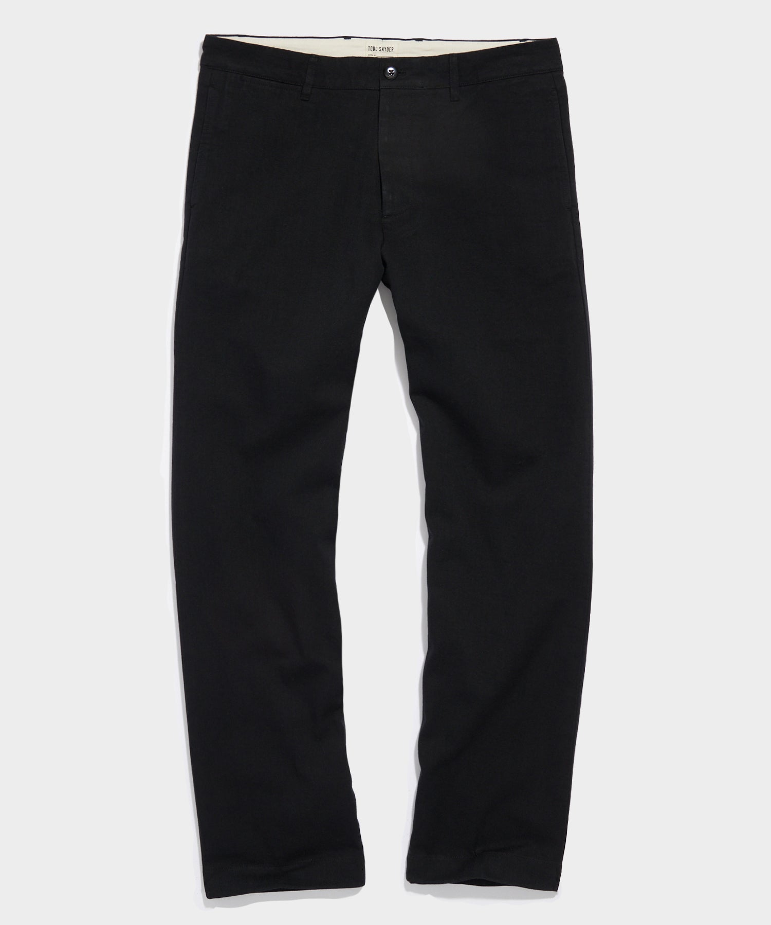 Todd Snyder Relaxed Fit Japanese Selvedge Chino in Black Black
