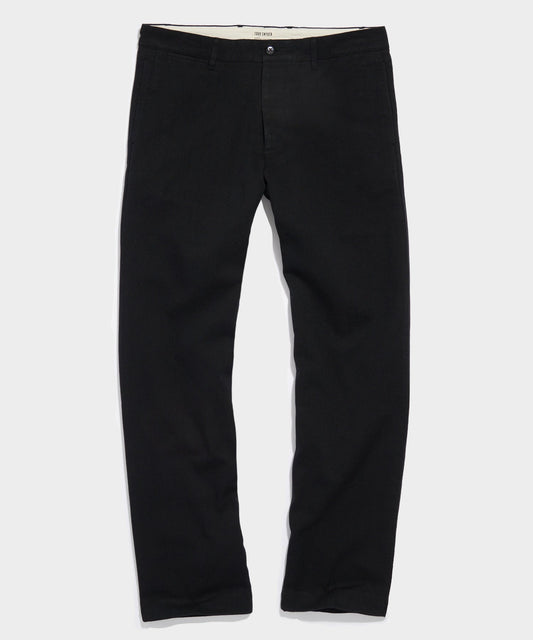 Todd Snyder Relaxed Fit Japanese Selvedge Chino in Black Black