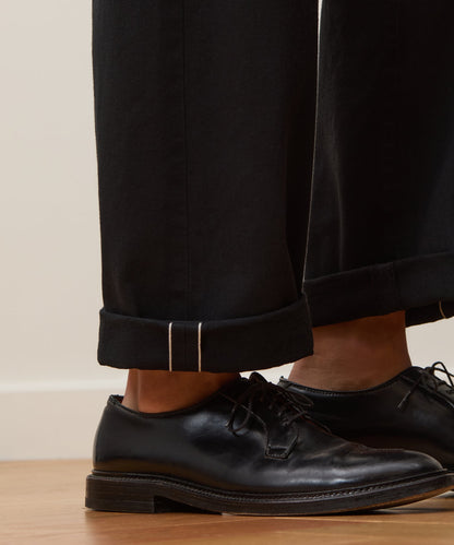 Todd Snyder Relaxed Fit Japanese Selvedge Chino in Black Black