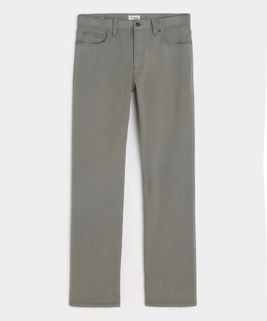 Todd Snyder Vintage Straight Fit 5-Pocket Chino in Grey Rocky Coast